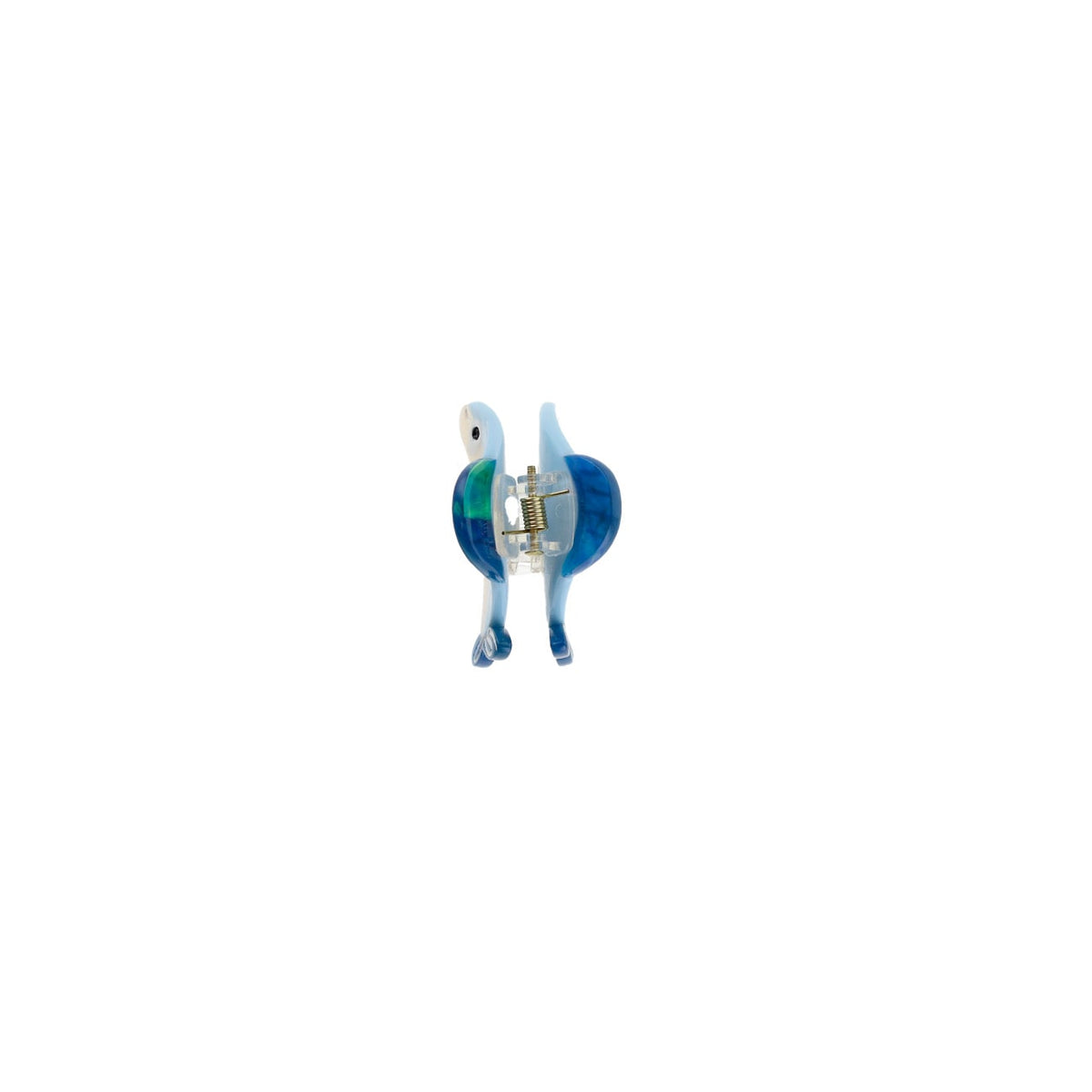 Mini Sild Hårklemme - Blå/Hvid