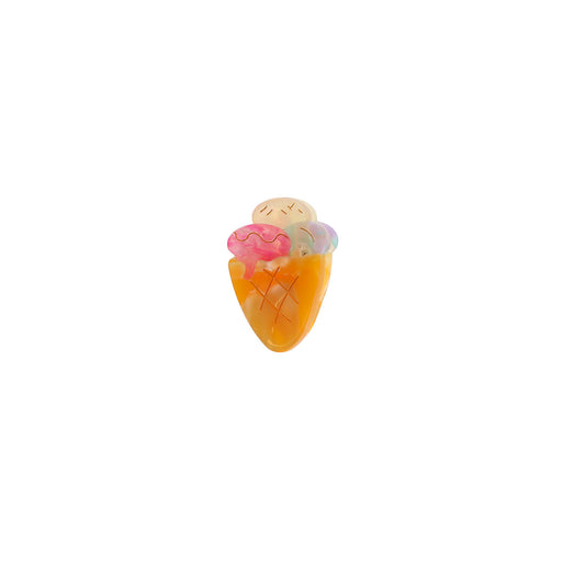 Mini Isvaffel Hårklemme - Multi