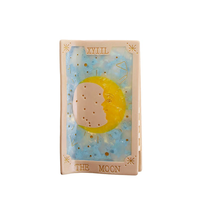 Tarotkort Moon Hårklemme - Beige/Gul (FORUDBESTILLING)