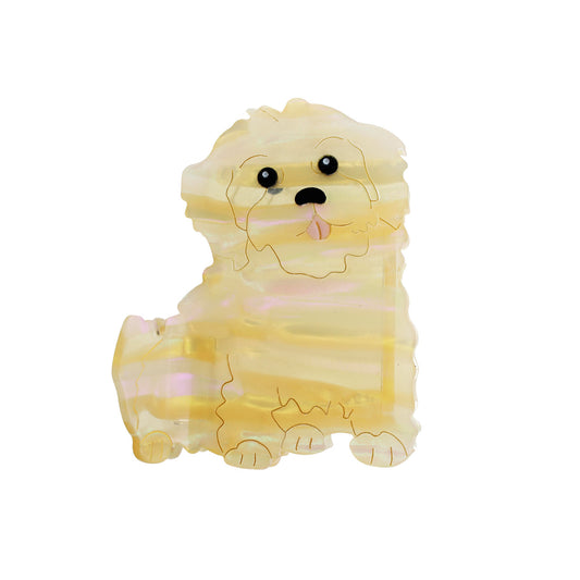 Bichon Havanais Hårklemme - Beige (FORUDBESTILLING)