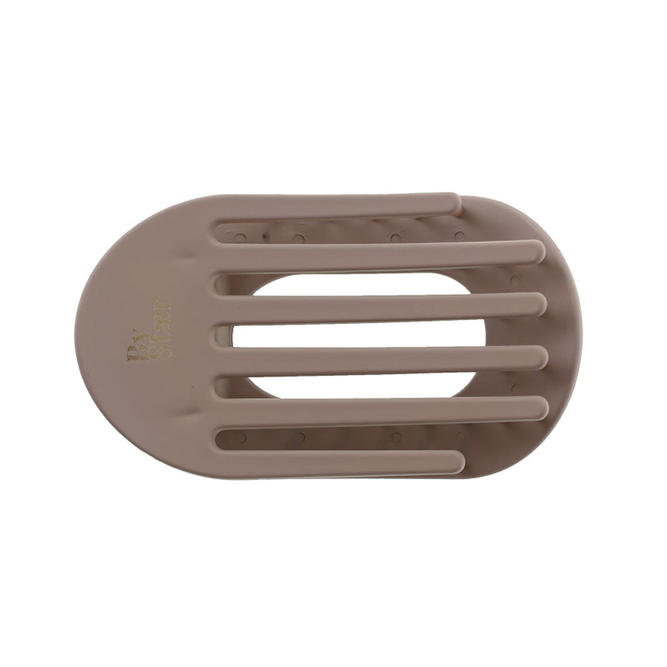 Eva Hårklemme - Stor - Mat Beige