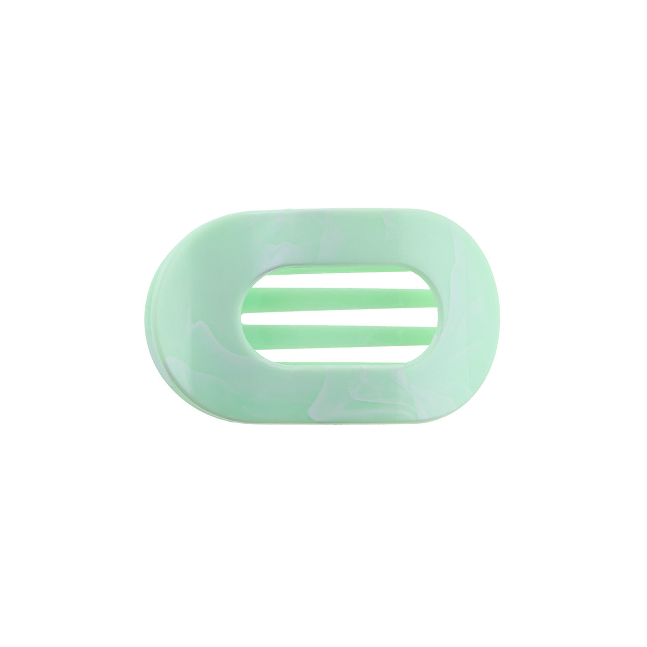 Eva Hårklemme - Mellem - Marmor Mint/Hvid