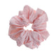 Isabella Scrunchie - Rosa/Hvid Strib
