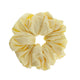 Isabella Scrunchie - Gul/Hvid Strib