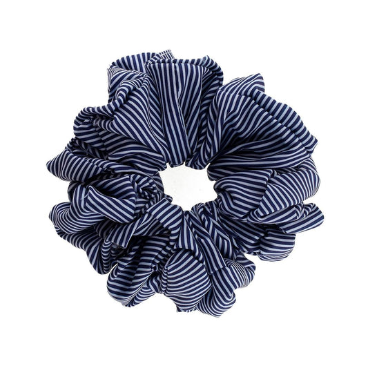 Isabella Scrunchie - Navy/Hvid Strib (FORUDBESTILLING)