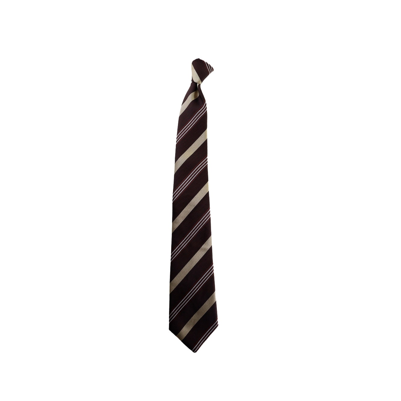 Slips - Strib Chokolade/Beige (FORUDBESTILLING)