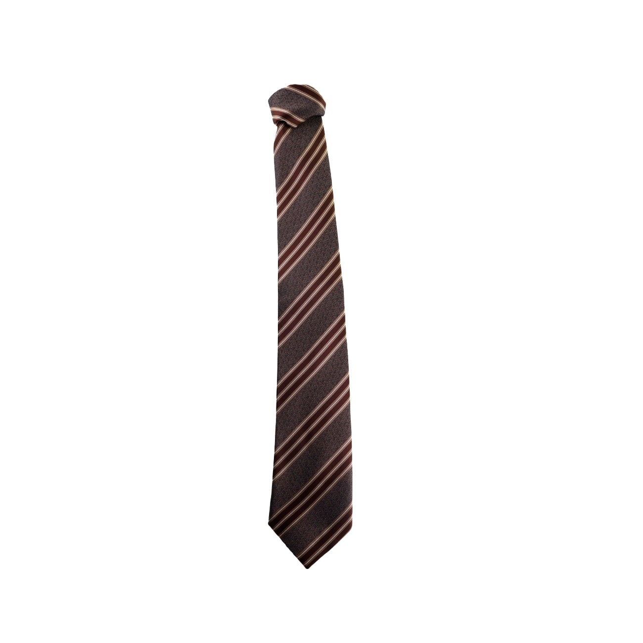 Slips - Strib Brun/Beige/Hvid (FORUDBESTILLING)