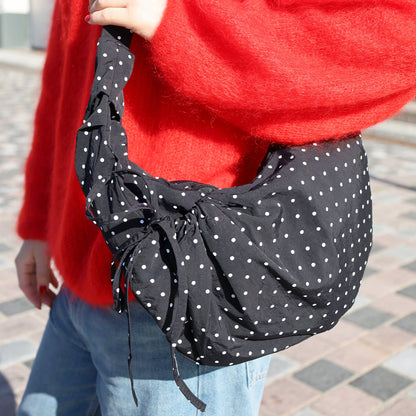 Nynne Bumbag - Sort/Hvid Prikker