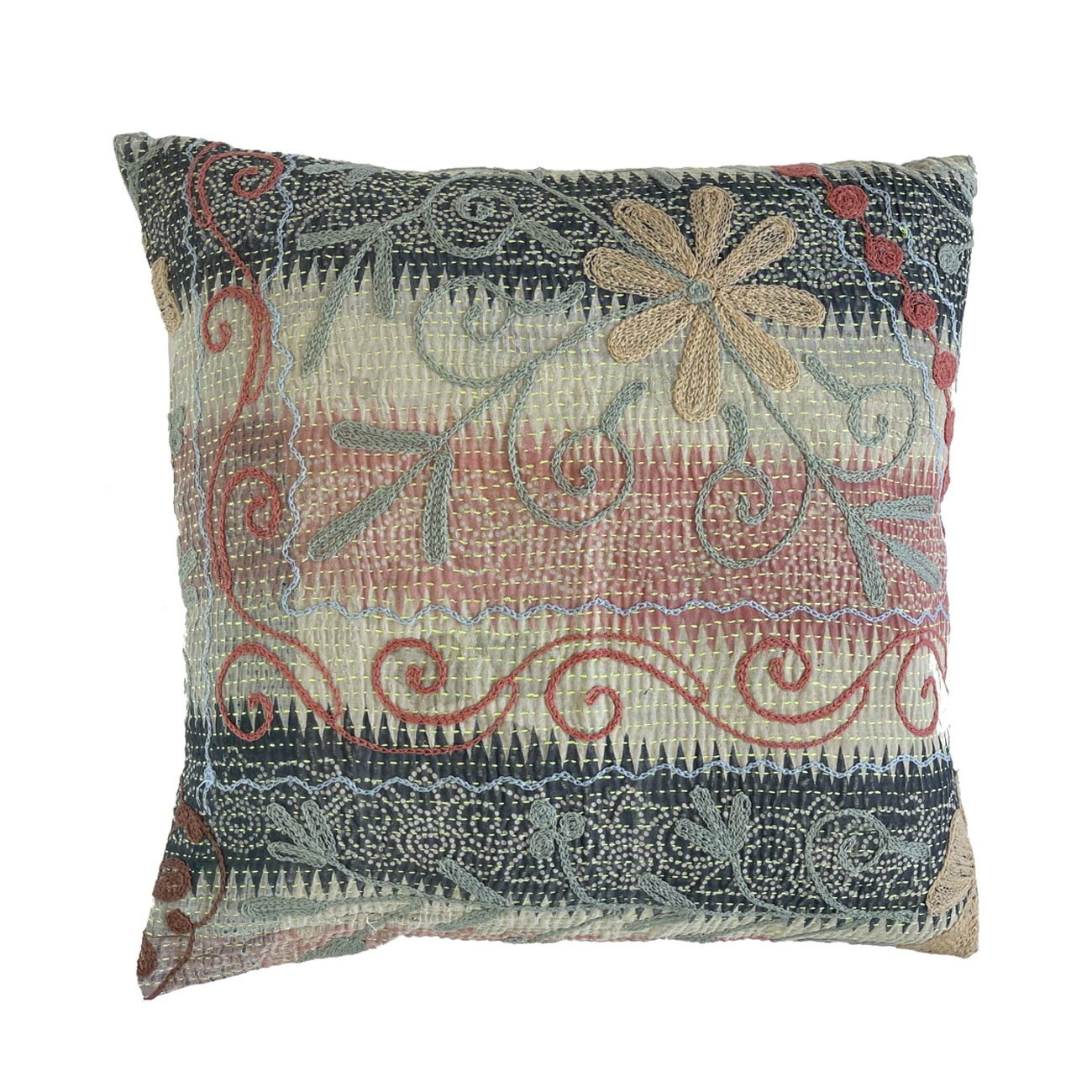 Trille Suzani Kantha Pudebetræk - Nr. 10