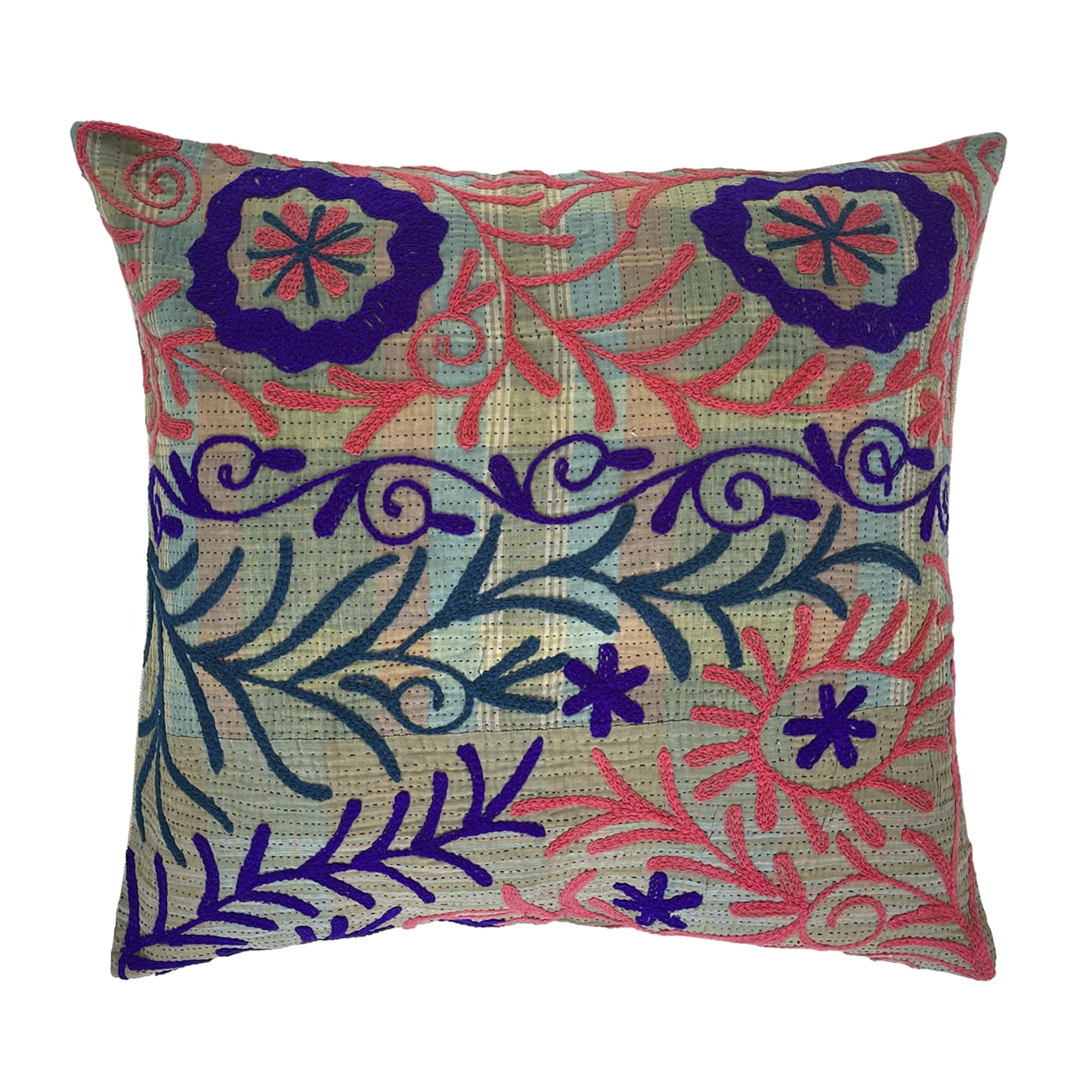 Trille Suzani Kantha Pudebetræk - Nr. 18
