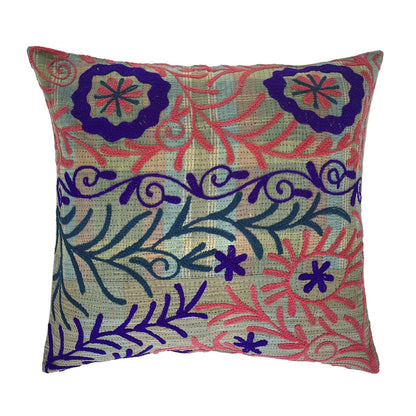 Trille Suzani Kantha Pudebetræk - Nr. 18
