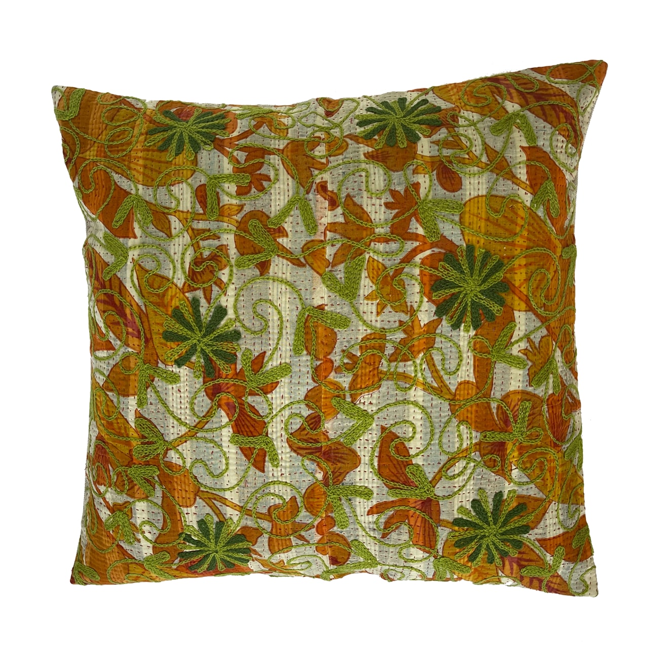 Trille Suzani Kantha Pudebetræk - Nr. 19