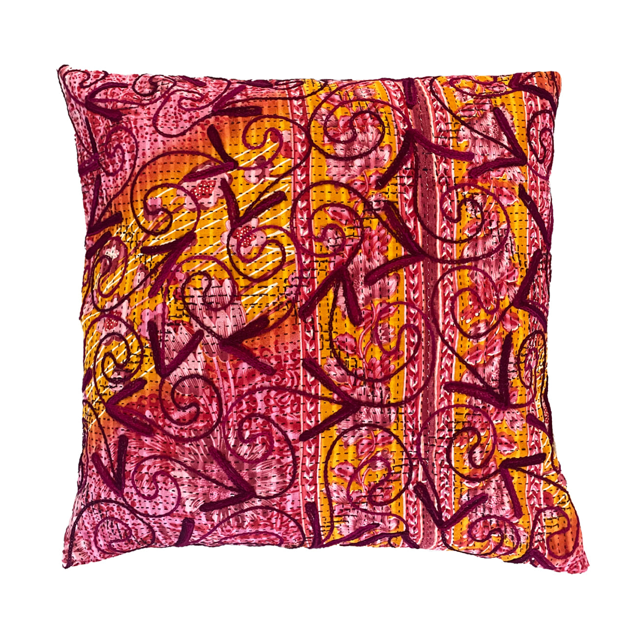 Trille Suzani Kantha Pudebetræk - Nr. 32