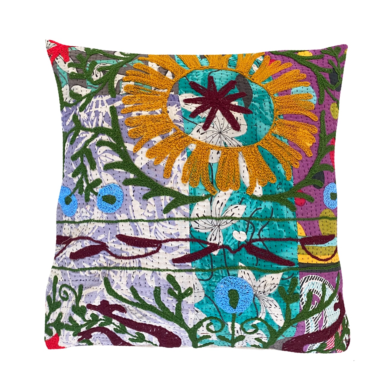Trille Suzani Kantha Pudebetræk - Nr. 36