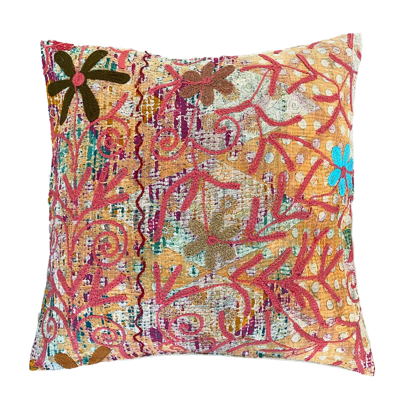 Trille Suzani Kantha Pudebetræk - Nr. 43
