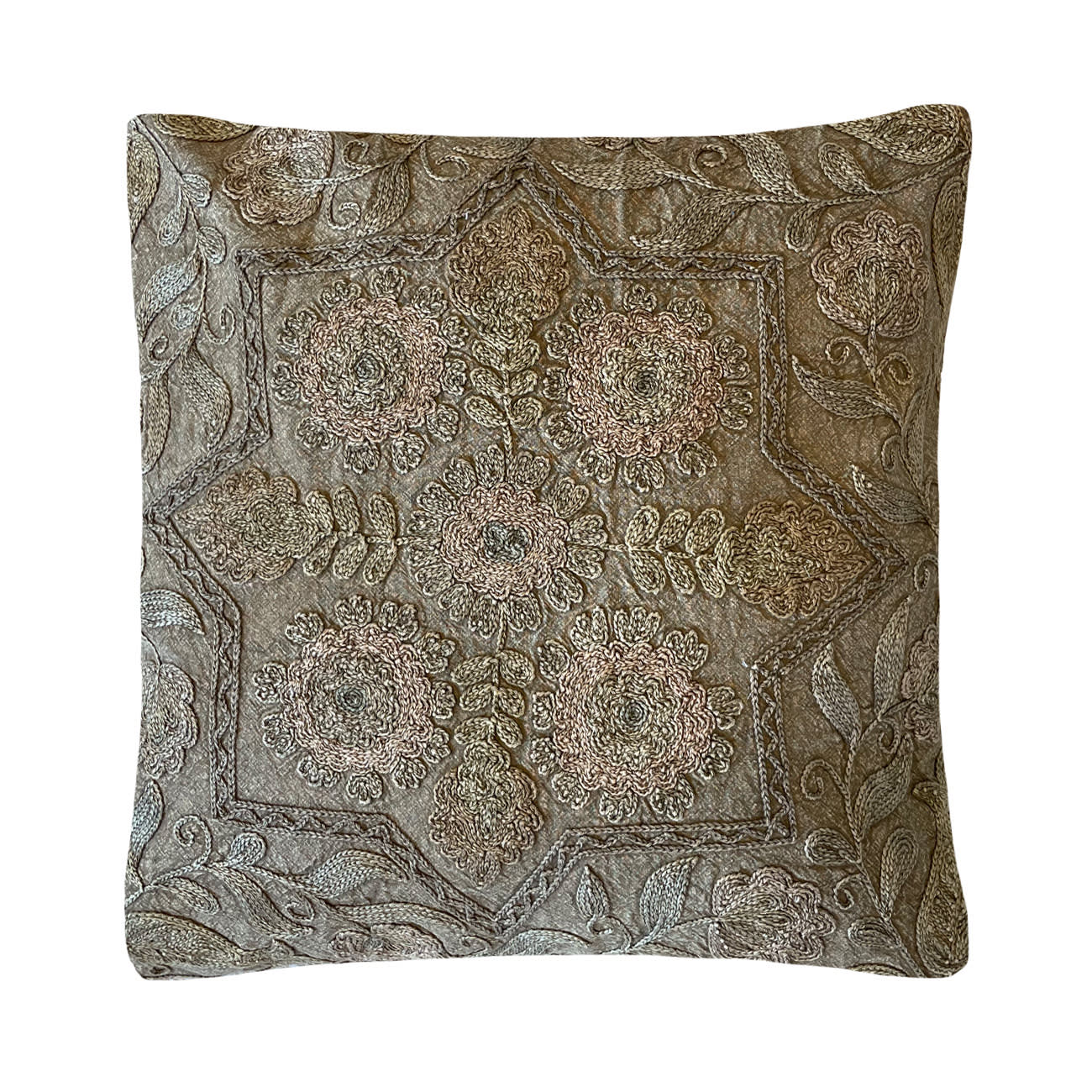 Camilla Suzani Pudebetræk - Brun - Nr. 94