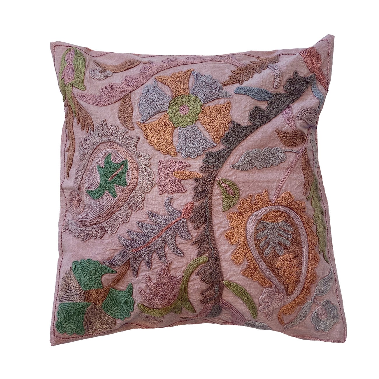 Camilla Suzani Pudebetræk - Rosa - Nr. 08