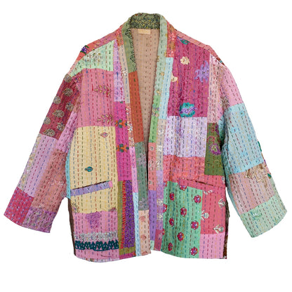Julie Patchwork Jakke - Onesize - Nr. 09