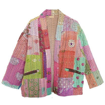 Julie Patchwork Jakke - Onesize - Nr. 12