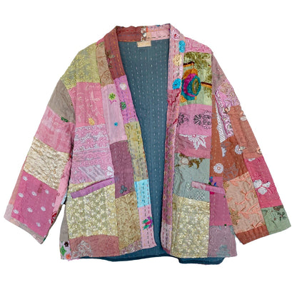 Julie Patchwork Jakke - Onesize - Nr. 13