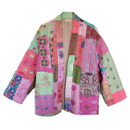 Julie Patchwork Jakke - Onesize - Nr. 19