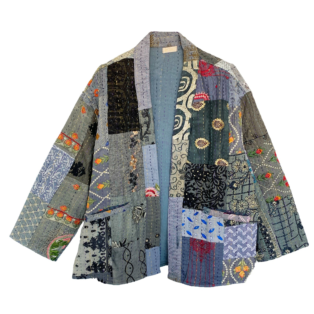 Julie Patchwork Jakke - Onesize - Nr. 29