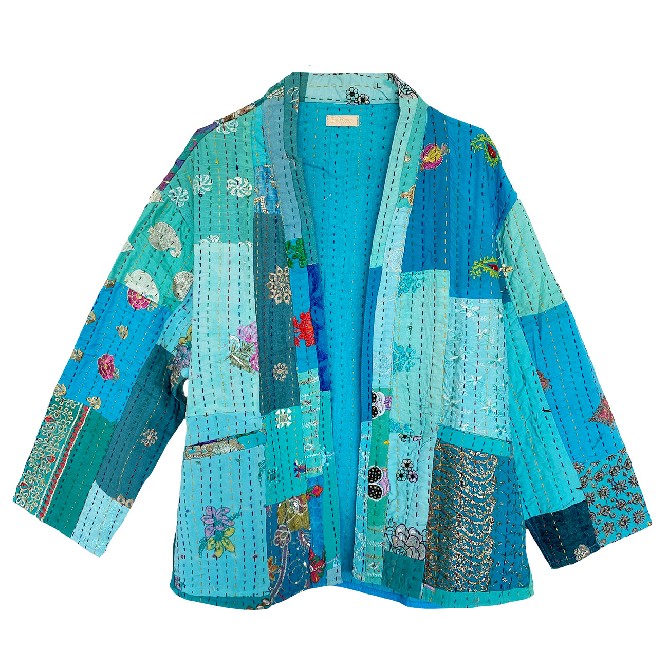 Julie Patchwork Jakke - Onesize - Nr. 32
