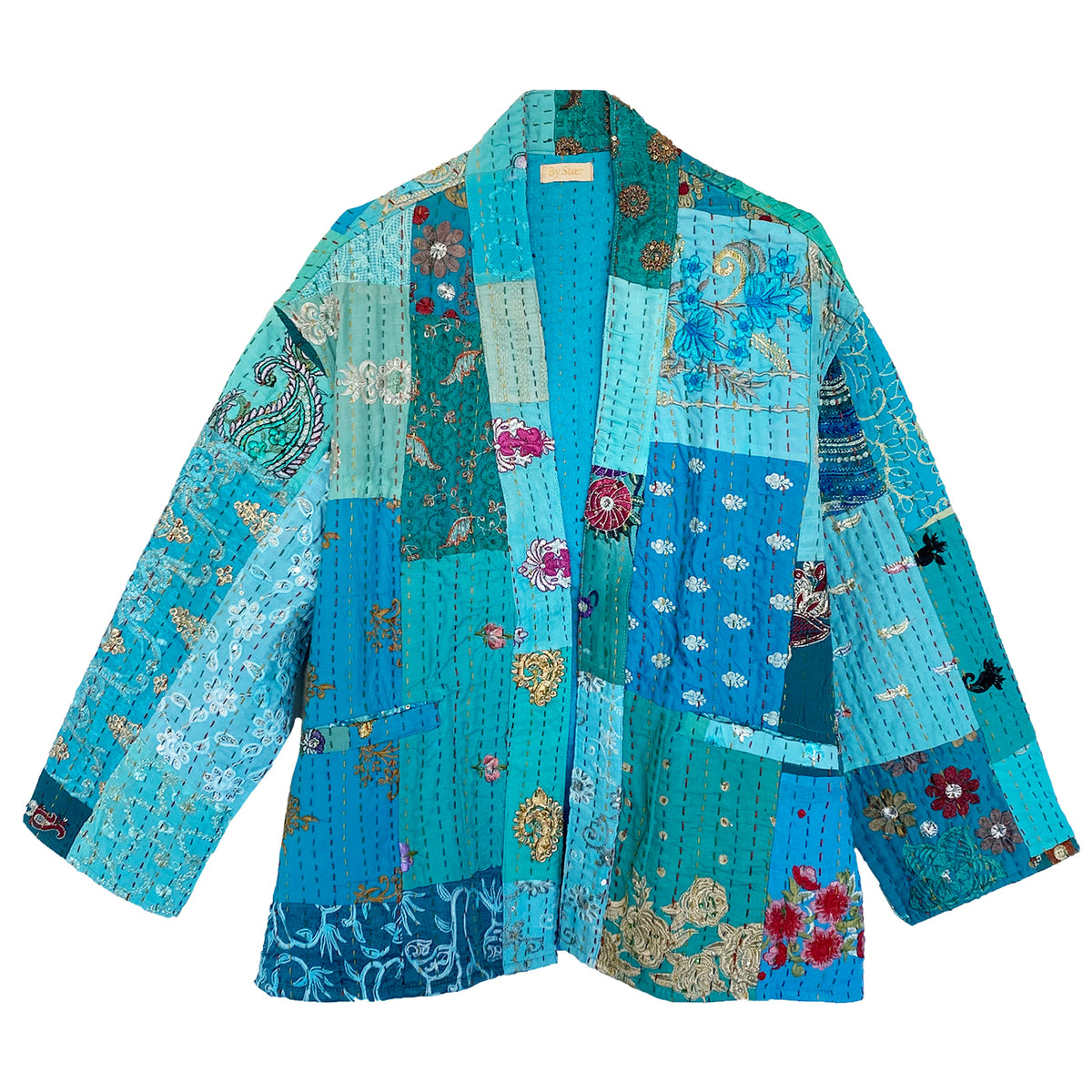 Julie Patchwork Jakke - Onesize - Nr. 35