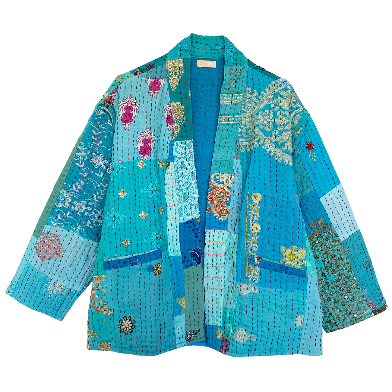 Julie Patchwork Jakke - Onesize - Nr. 36