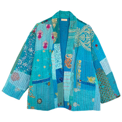 Julie Patchwork Jakke - Onesize - Nr. 36