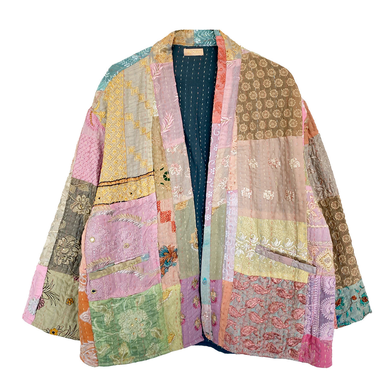 Julie Patchwork Jakke - Onesize - Nr. 65