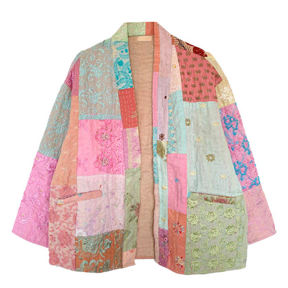 Julie Patchwork Jakke - Onesize - Nr. 74