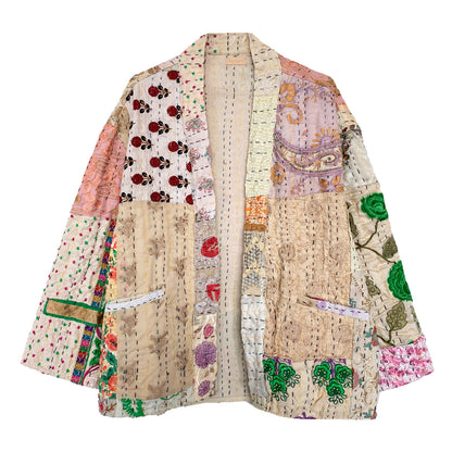 Julie Patchwork Jakke - Onesize - Nr. 78