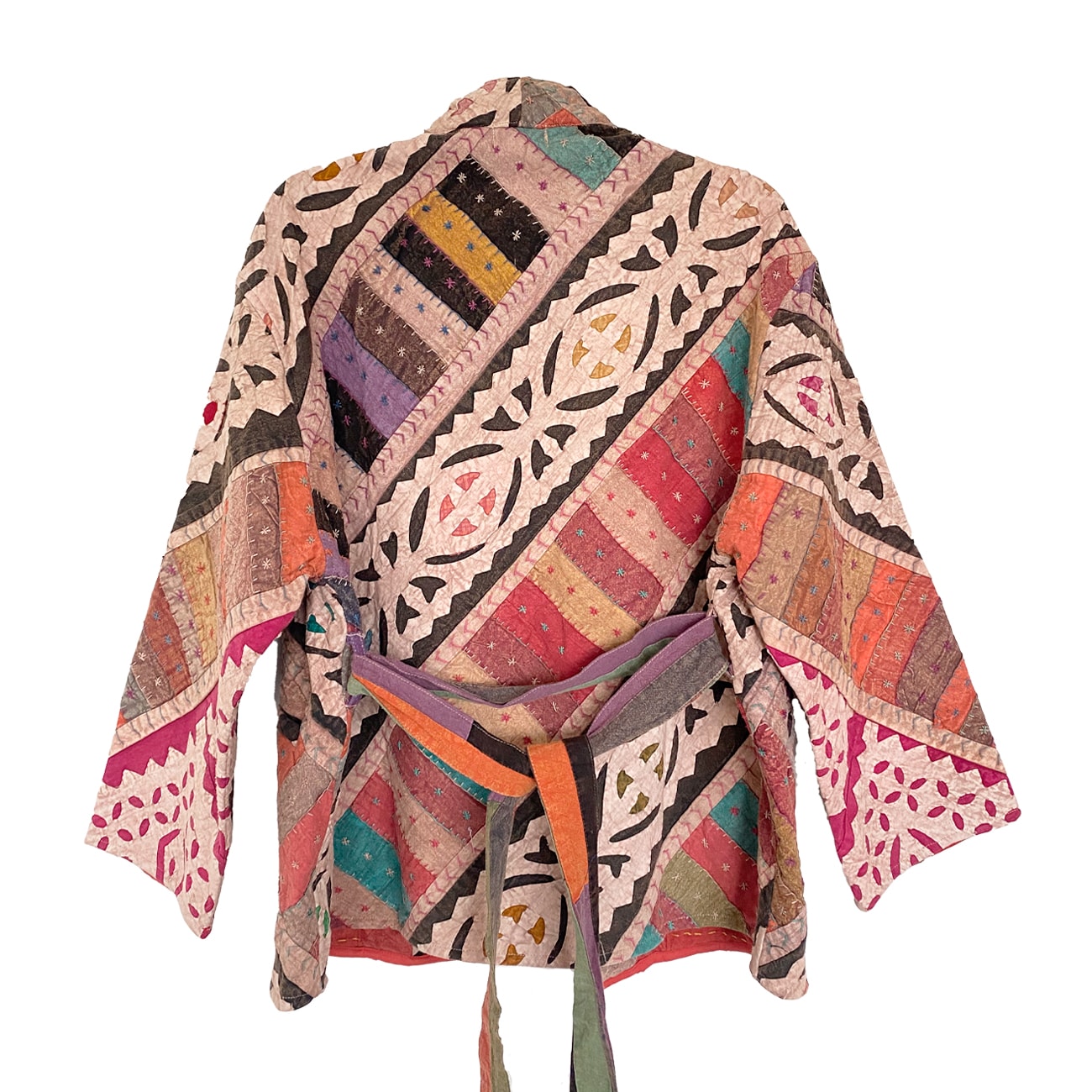 Alina Patchwork Jakke - Onesize - Nr. 02