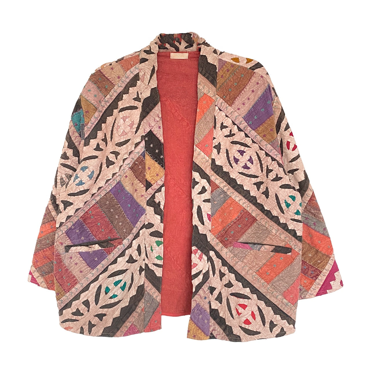 Alina Patchwork Jakke - Onesize - Nr. 02