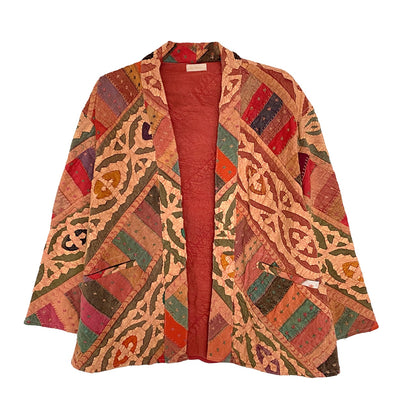 Alina Patchwork Jakke - Onesize - Nr. 05