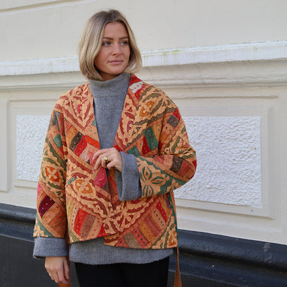 Alina Patchwork Jakke - Onesize - Nr. 12