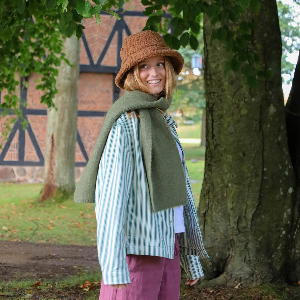 Milje Tørklæde - Skovgrøn