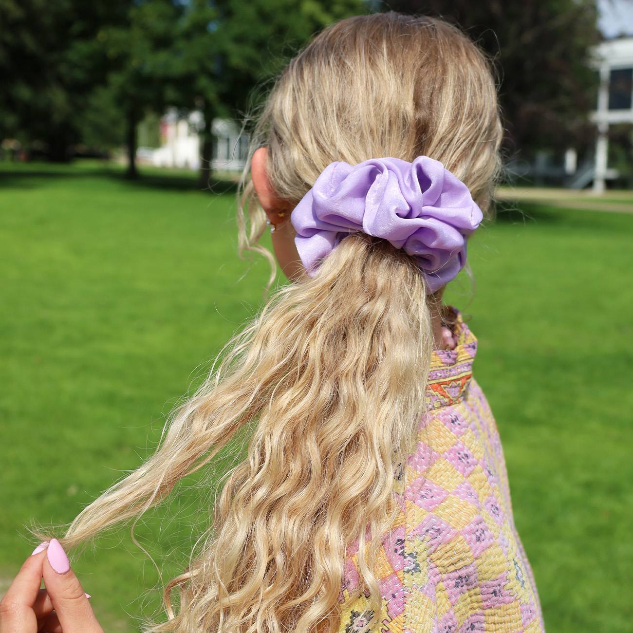 Isabella Scrunchie - Pastel Lilla