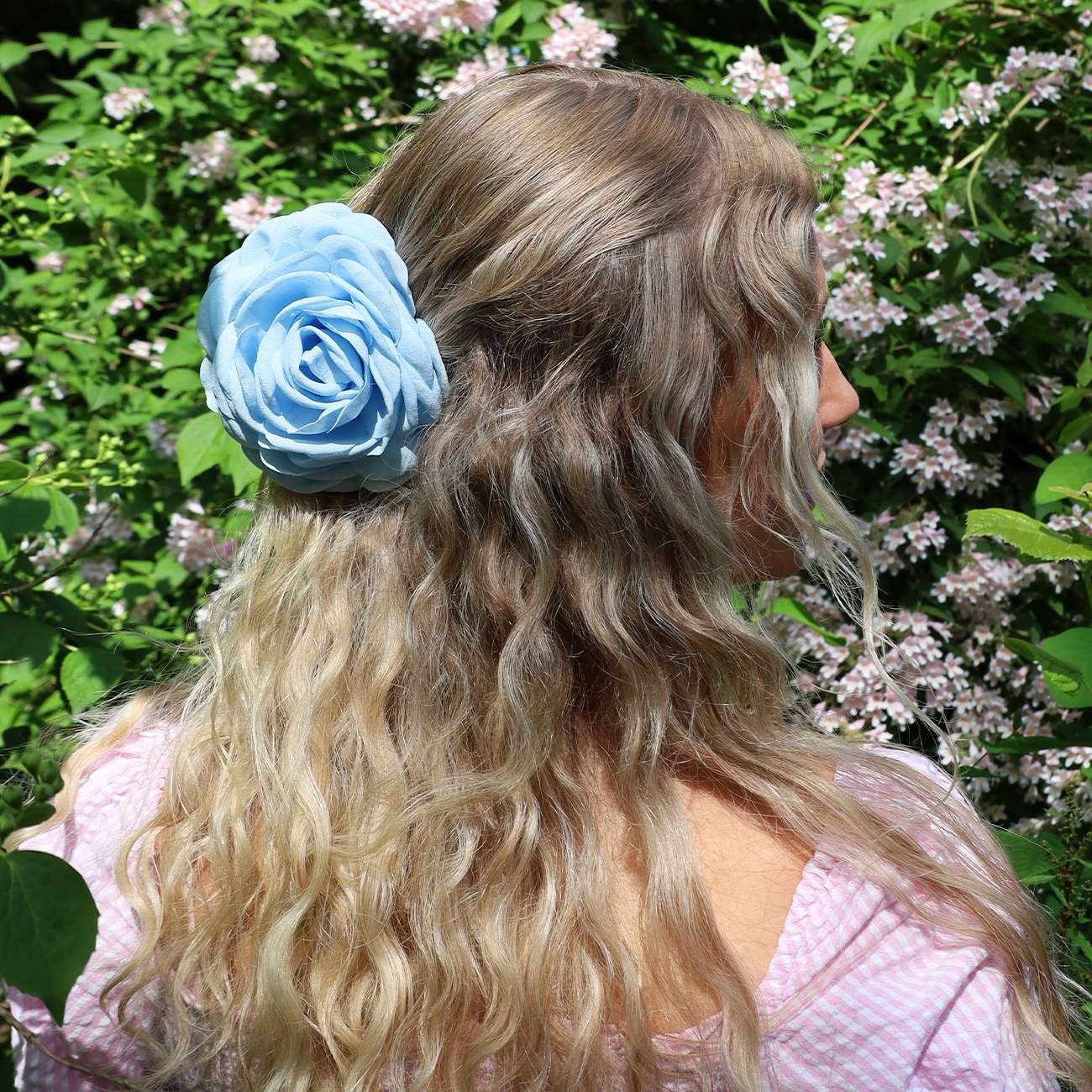 Daisy Hårklemme - Stor - Pastel Blå