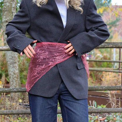 Hirse Blonde Tørklæde - Bordeaux (FORUDBESTILLING)