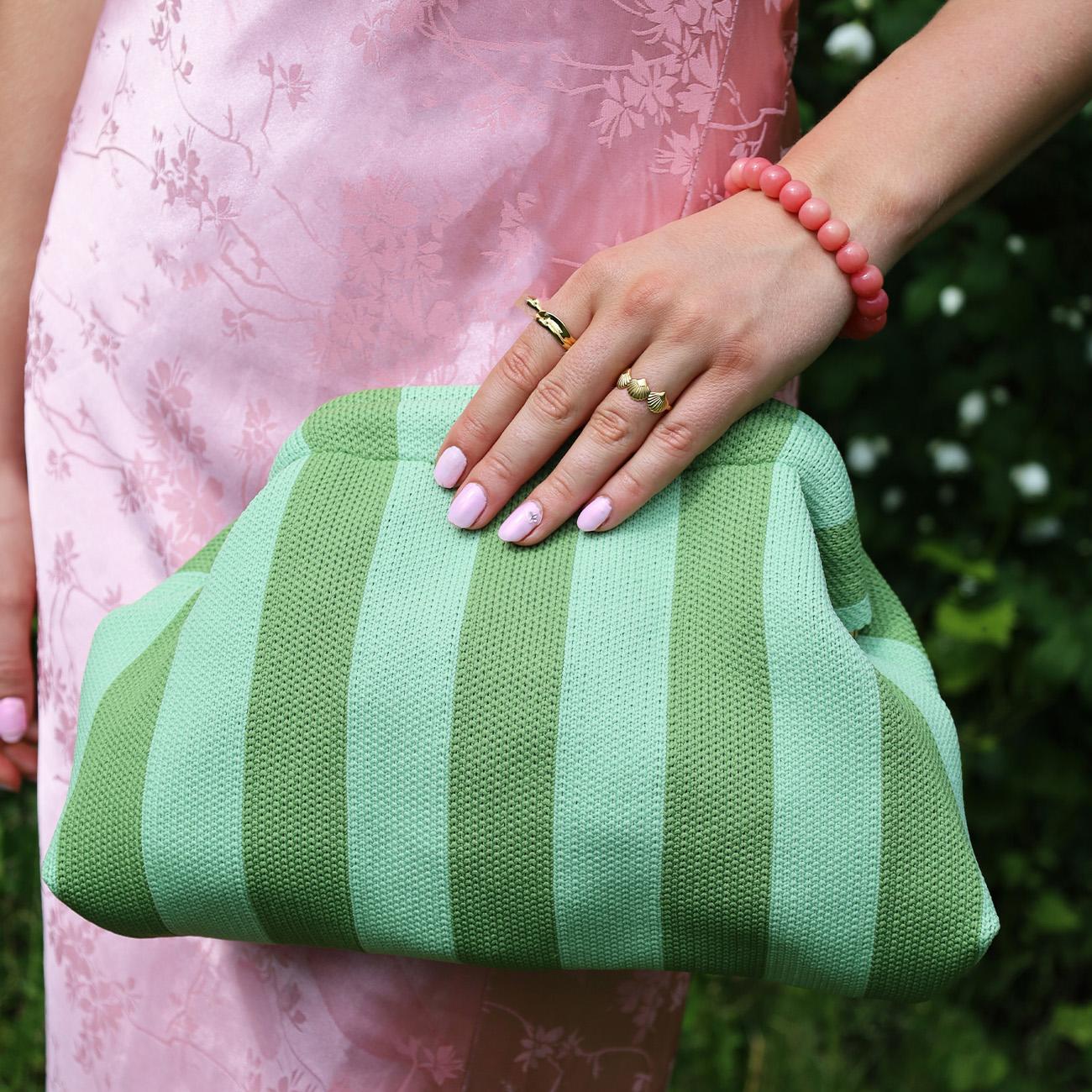 Alba Clutch - Grøn/Salvie