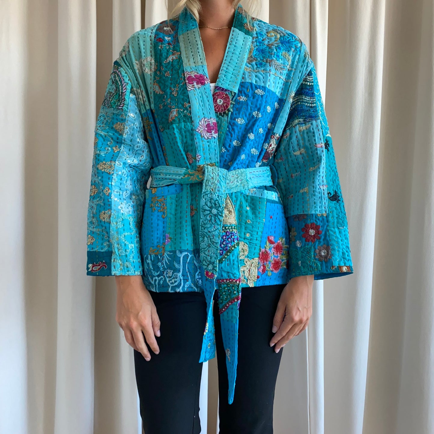 Julie Patchwork Jakke - Onesize - Nr. 35