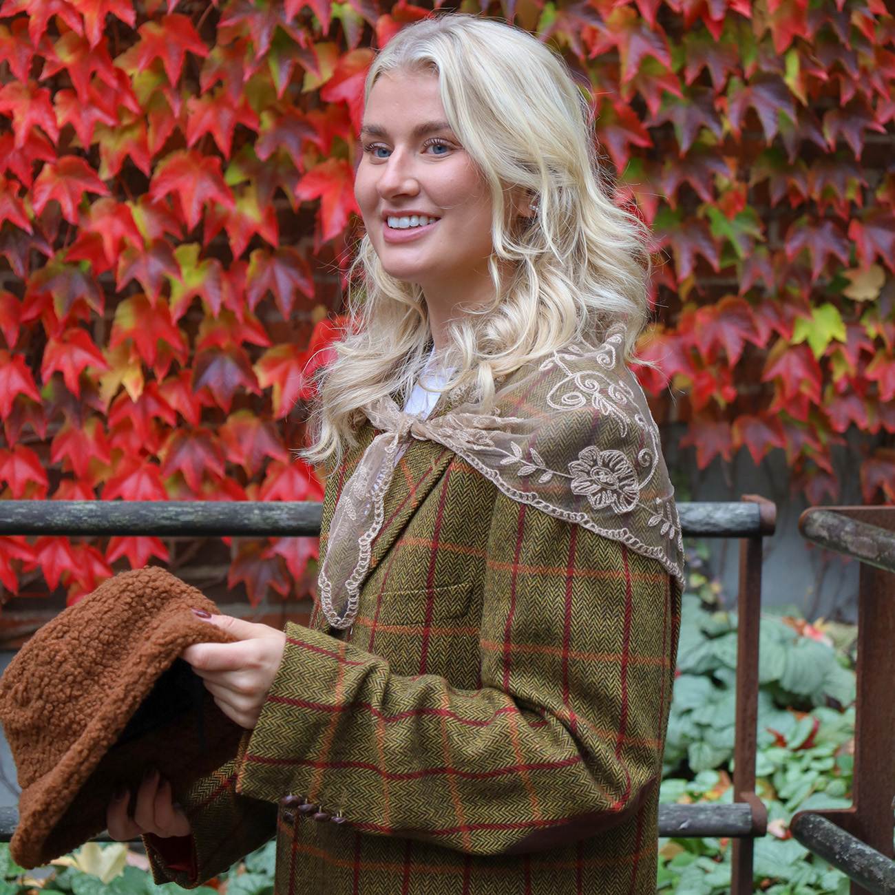 Hirse Blonde Tørklæde - Beige (FORUDBESTILLING)