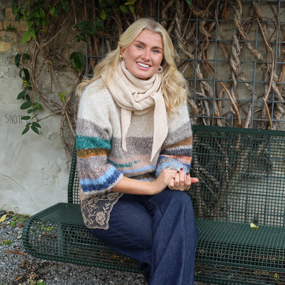 Kliva Tørklæde - Beige