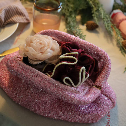 Alba Clutch - Pink Glimmer