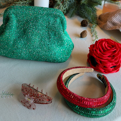 Lulu Hårklemme - Confetti Rød