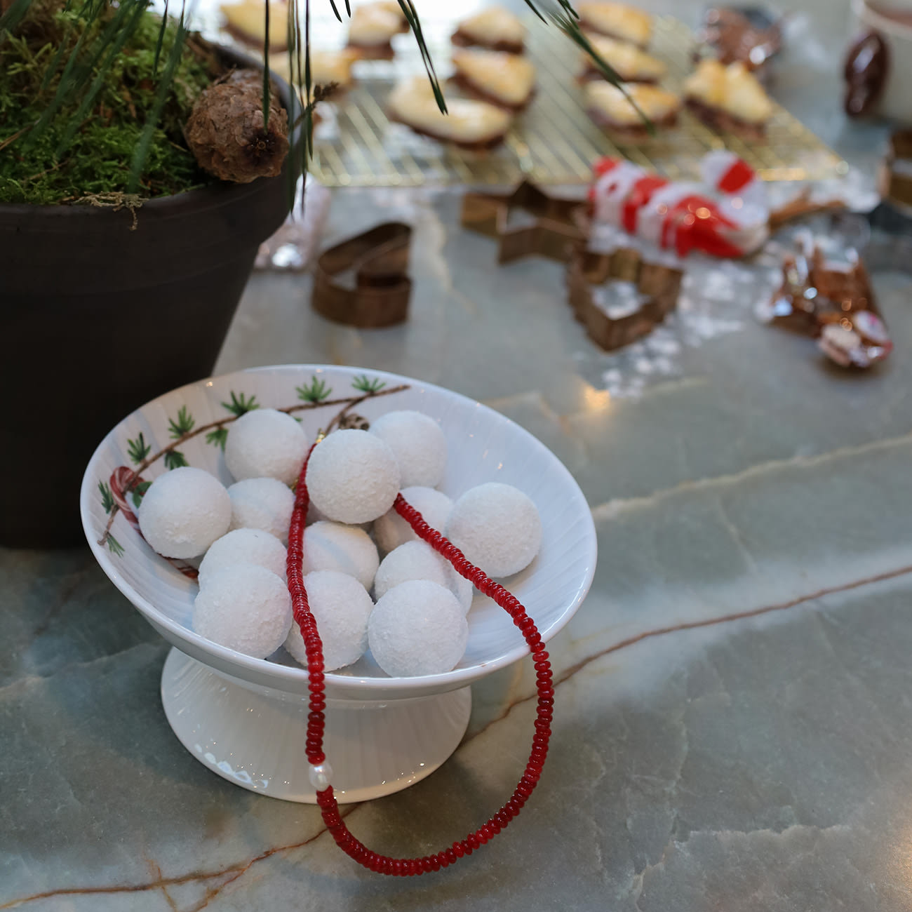 Anitta Halskæde - Rød