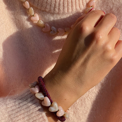 Hilma Armbånd - Rosa