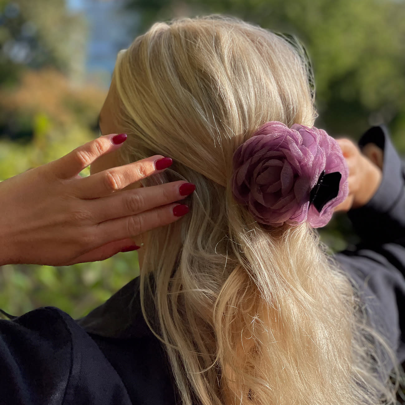 Rosie Hårklemme - Lille - Lavendel